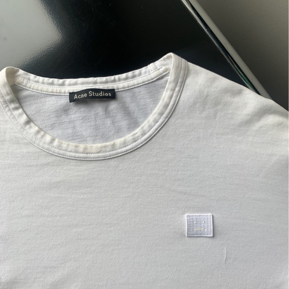 Acne Studios NashFace Cotton Longsleeve - Picture 4 of 5